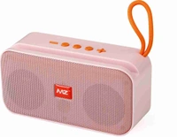 MZ S670 (PORTABLE BLUETOOTH SPEAKER) High Bass 10W 1800mAh Battrey 10 W Bluetooth Speaker  (Pink, Stereo Channel)