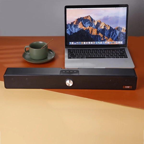 MZ M427SP (PORTABLE HOME TV SOUNDBAR) Dynamic Thunder Sound 2400mAh Battery 20 W Bluetooth Soundbar  (Black, Stereo Channel) 3.3