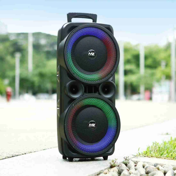 MZ M309 (PORTABLE KAROAKE SPEAKER)Dynamic Thunder Sound with wireless Mic 8X2 Inch 20 W Bluetooth Speaker  (Multicolor, Stereo Channel)