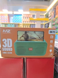 MZ S671/ S670 (PORTABLE BLUETOOTH SPEAKER) High Bass 1800mAh Battery Mobile Stand 10 W Bluetooth Speaker  (Green, Stereo Channel)