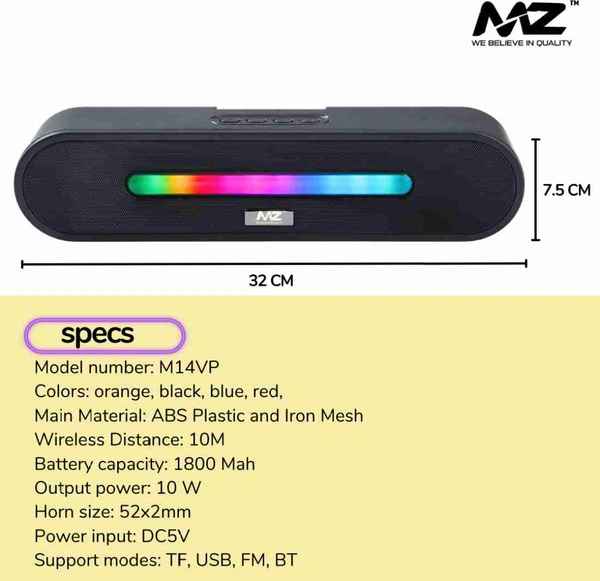 MZ M14VP Bluetooth Speaker 