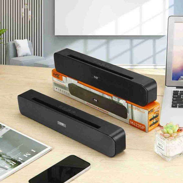 MZ M423SP (PORTABLE HOME TV) Dynamic Thunder Sound 2400mAh Battery 10 W Bluetooth Soundbar  (Multicolor, Stereo Channel)