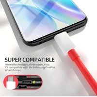 One Plus 90w Type C Cable  - Red