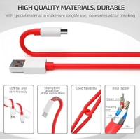 One Plus 90w Type C Cable  - Red