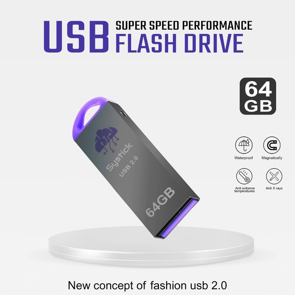 SYSTICK S 101 64GB Pen Drive Metal Body