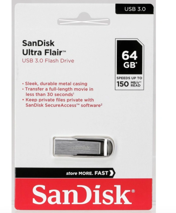 SanDisk 64gb Pendrive Ultra Flair 3.0 