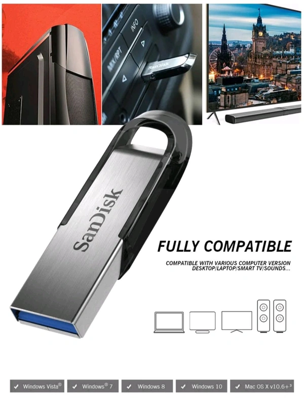 SanDisk 128gb Pendrive Ultra Flair 3.0 