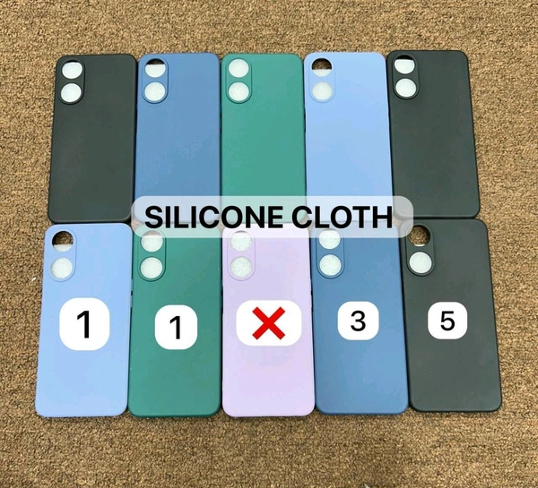 Oppo F27 Pro Plus Silicon With Cloth Cover 