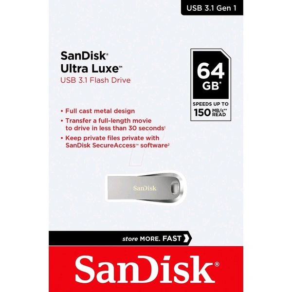 SanDisk 64gb Pendrive Ultra Luxe