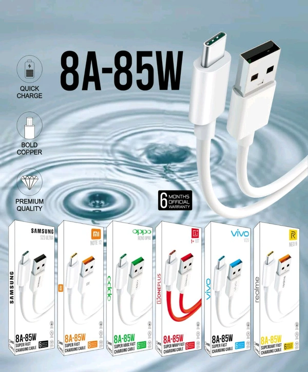 Realme 85w Type C Cable 8A (1year Warranty)