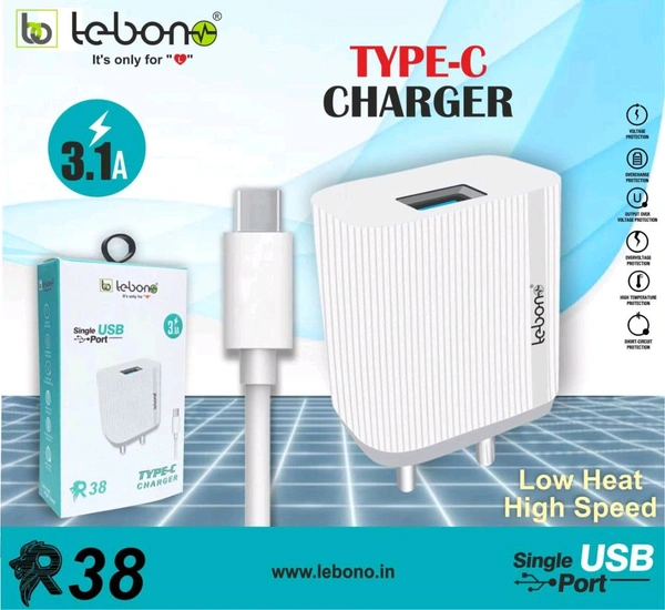 Lebon R38 Charger (6months Warranty) - V8