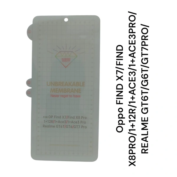 Oppo FIND X7/FIND X8PRO/1+12R/1+ACE3/1+ACE3PRO/REALME GT6T/G6T/GT7PRO Diamond Membrane