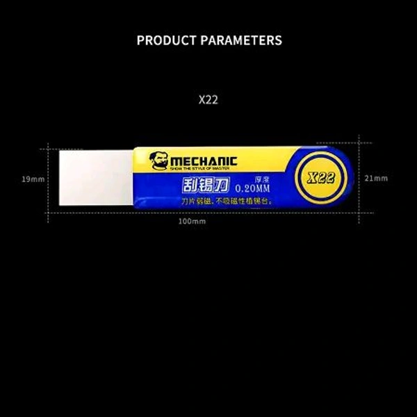 Mechanic X22 & X20 Metal Scraping Tin Knife For Bga Clean Solder Paste
