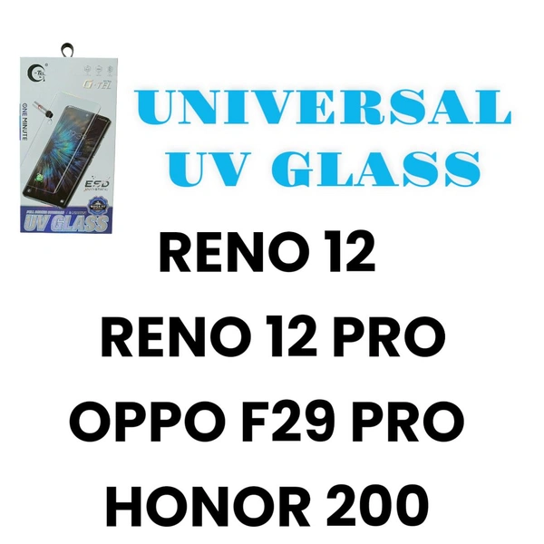 RENO 12 / RENO 12 PRO / OPPO F29 PRO / HONOR 200 Universal Uv Glass