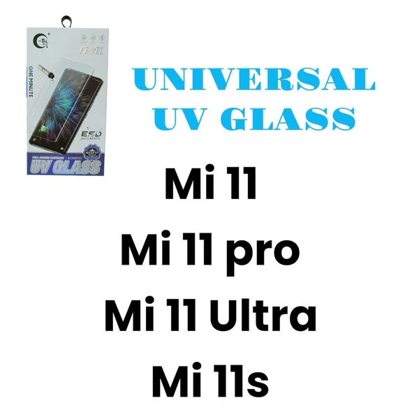 Mi 11/ Mi 11 pro / Mi 11 Ultra / Mi 11s Universal Uv Glass