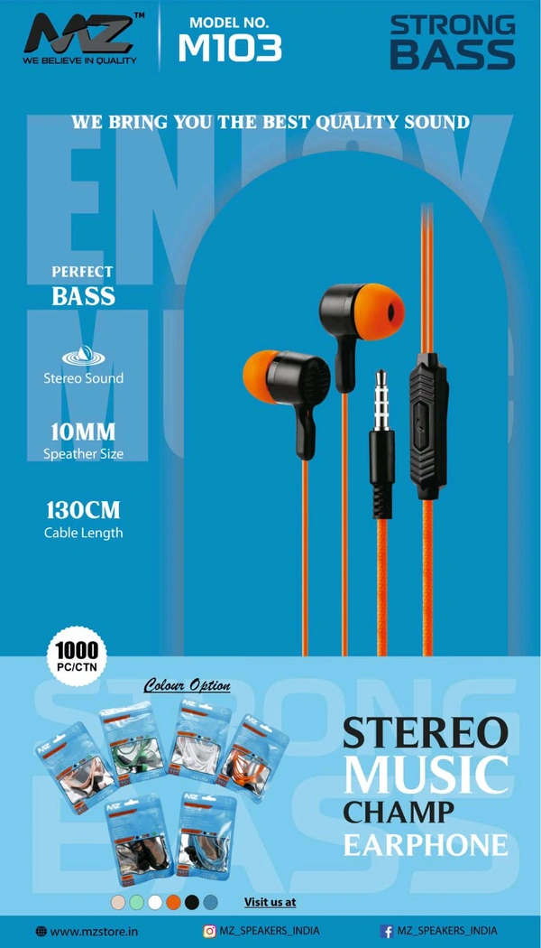 Mz M103 Earphone