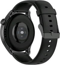 22mm Silicone Smart Watch Belt - Black