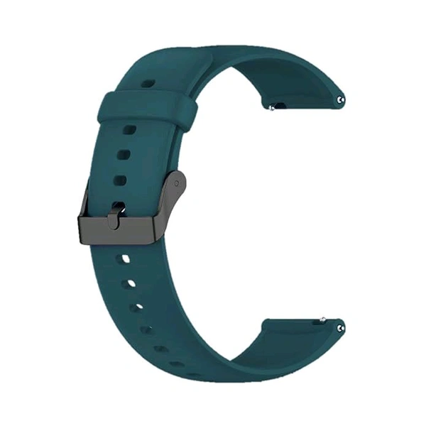 22mm Silicone Smart Watch Belt - Green