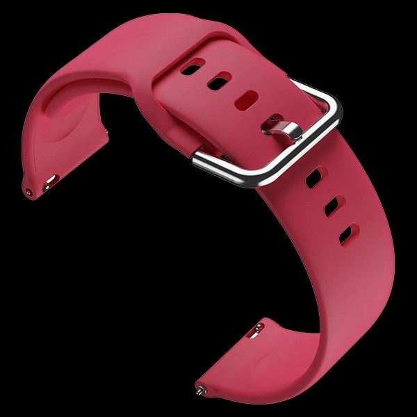 22mm Silicone Kati Smart Watch Belt - Red