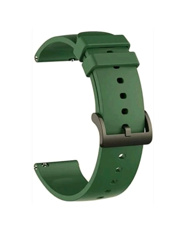 22mm Silicone Smart Watch Belt - Green