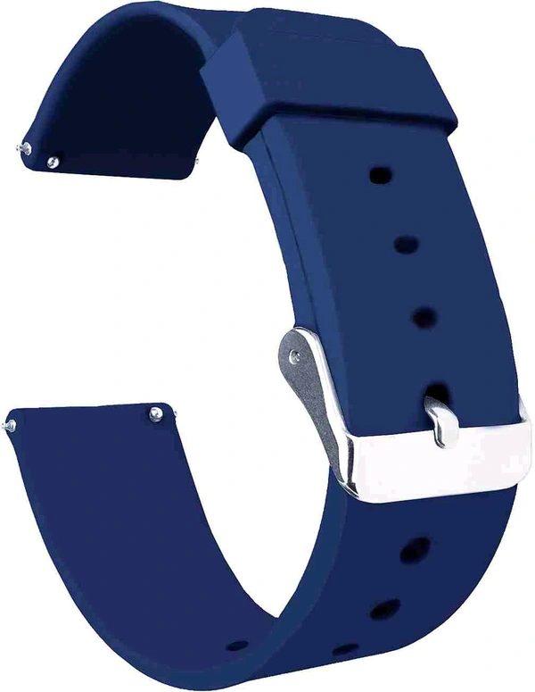 20mm Silicone Smart Watch Belt - Blue