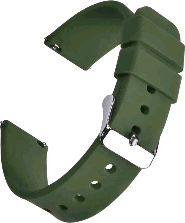 20mm Silicone Smart Watch Belt  - Green