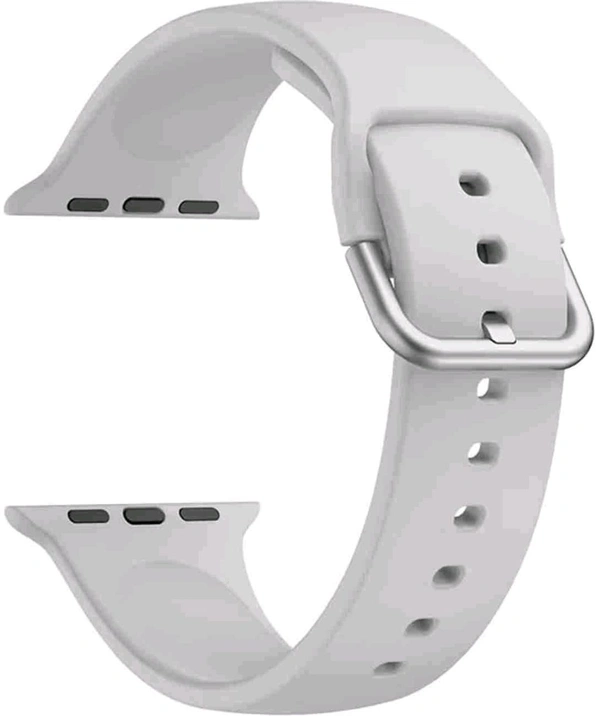 42/44/45/49mm Silicone Kaldi Smart Watch Belt  - Silver