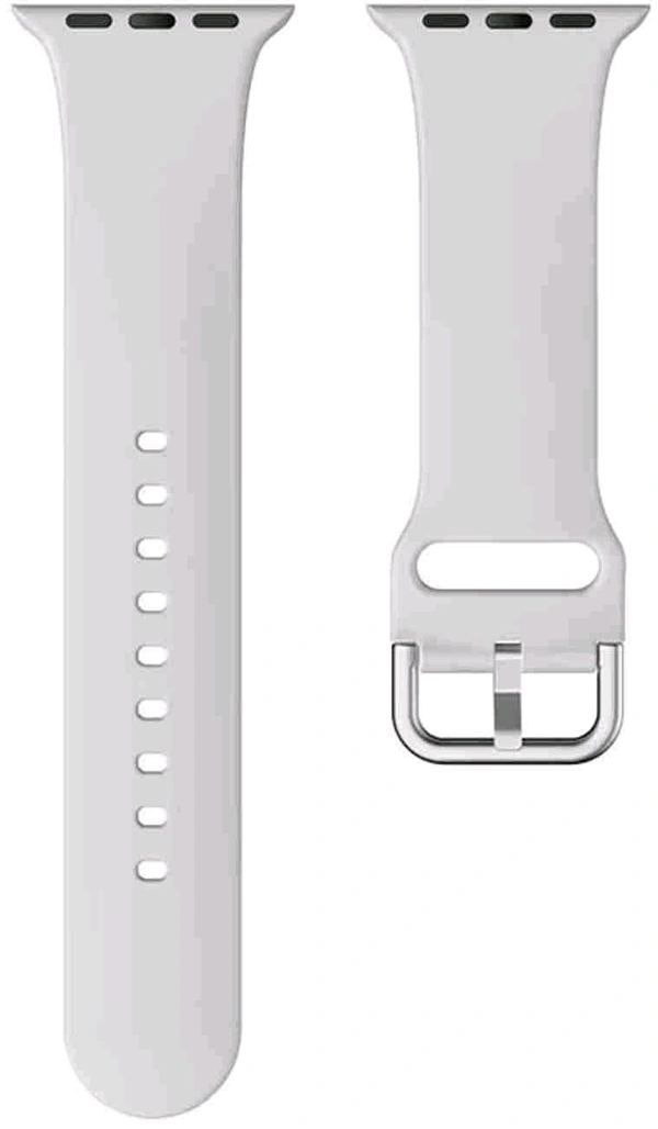 42/44/45/49mm Silicone Kaldi Smart Watch Belt  - Silver