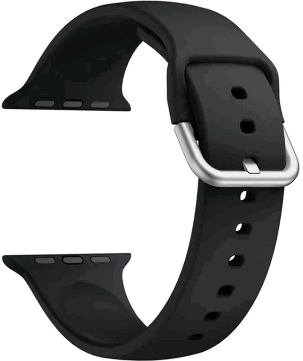 42/44/45/49mm Silicone Kaldi Smart Watch Belt  - Black