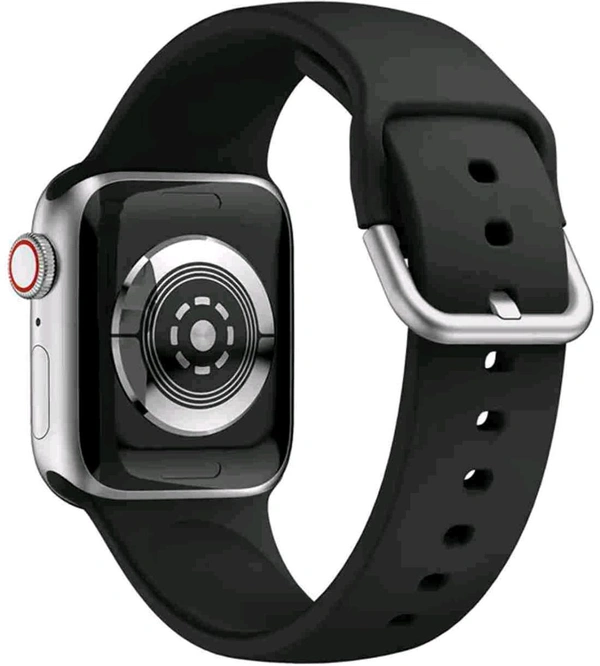 42/44/45/49mm Silicone Kaldi Smart Watch Belt  - Black