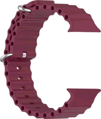 42/44/45/49mm Ultra Smart Watch Belt - Maroon