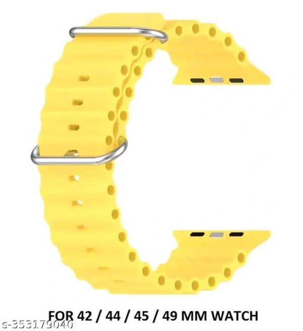 42/44/45/49mm Ultra Smart Watch Belt - Yellow
