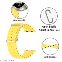 42/44/45/49mm Ultra Smart Watch Belt - Yellow