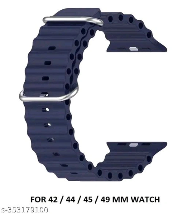 42/44/45/49mm Ultra Smart Watch Belt - Navy Blue