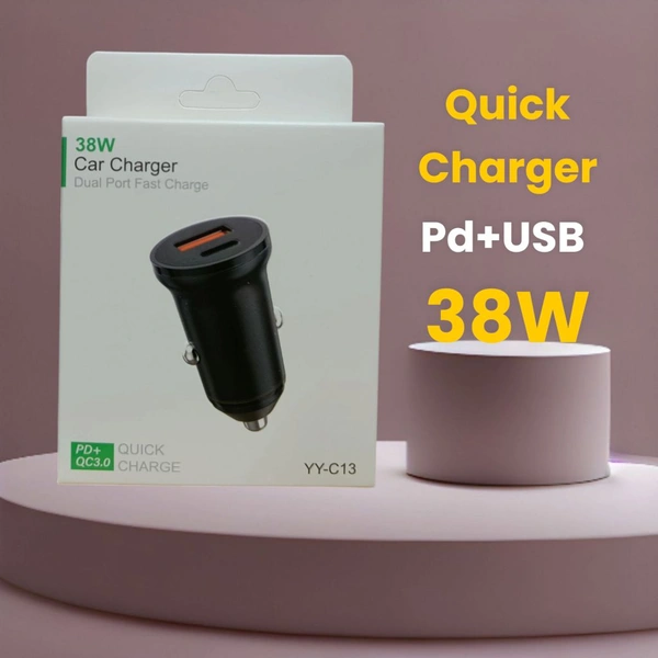 C13 Car Charger Pd+Usb