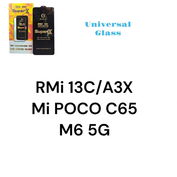 RMi 13C/A3X/XMi POCO C65/M6 5G Super X Glass 