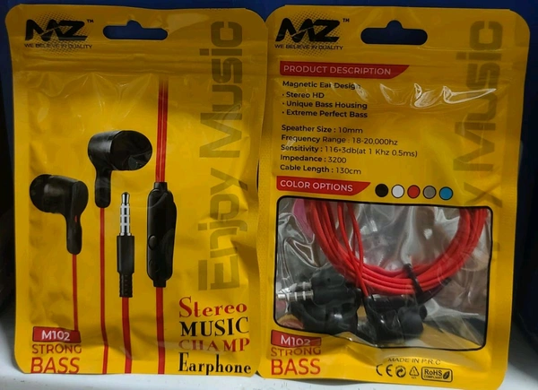 Mz M102 Earphone 