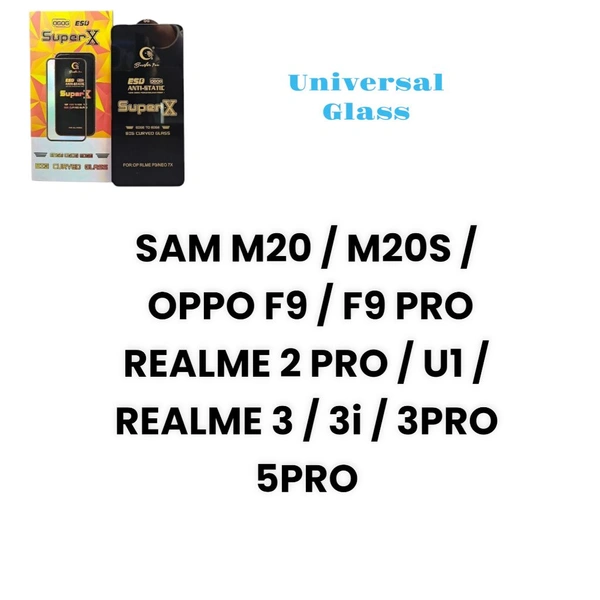 SAM M20 / M20S / OPPO F9 / F9 PRO REALME 2 PRO / U1 / REALME 3 / 3i / 3PRO 5PRO Super X Glass