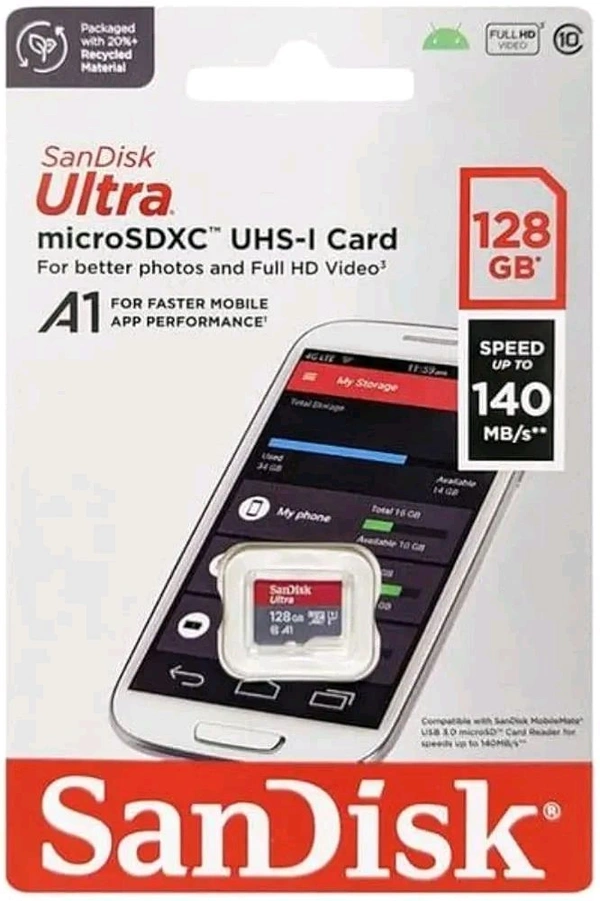 SanDisk 128gb Memory Card Ultra 