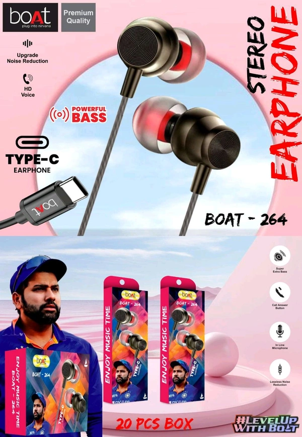 Boat 264 Type C Earphone 