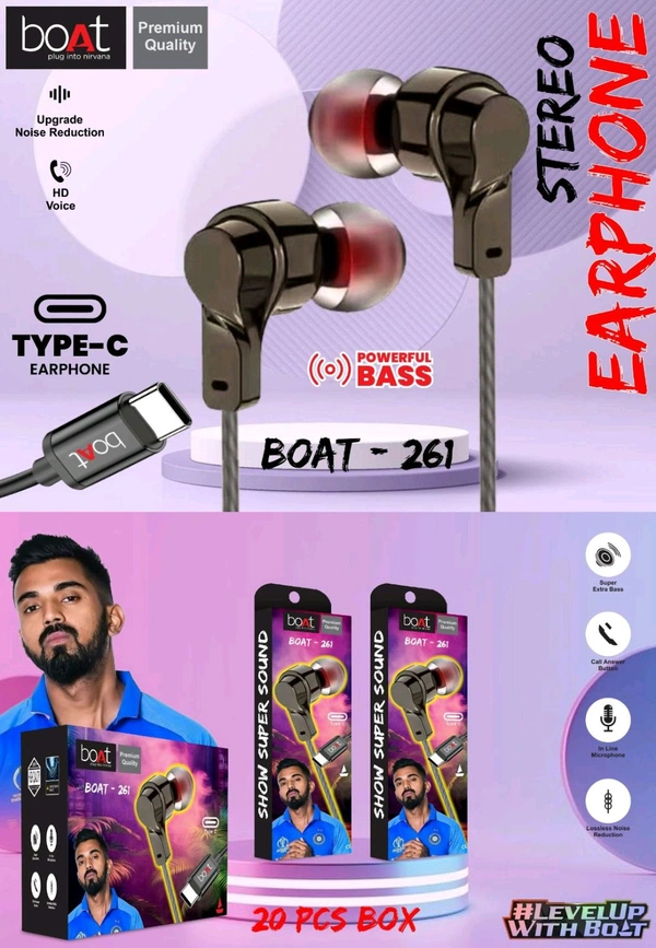 Boat 261 Type C Earphone 