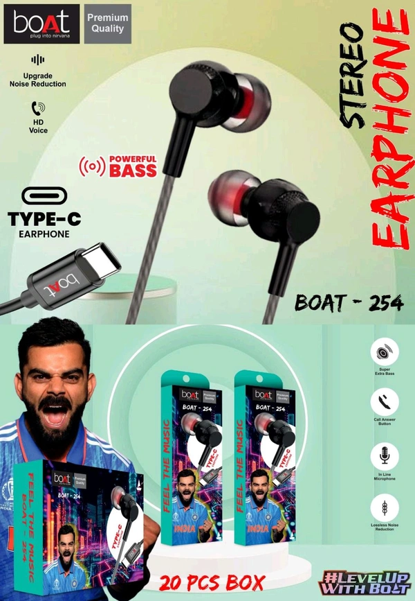 Boat 254 Type C Earphone 