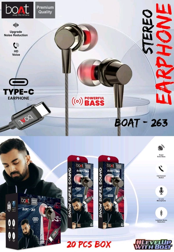 Boat 263 Type C Earphone 