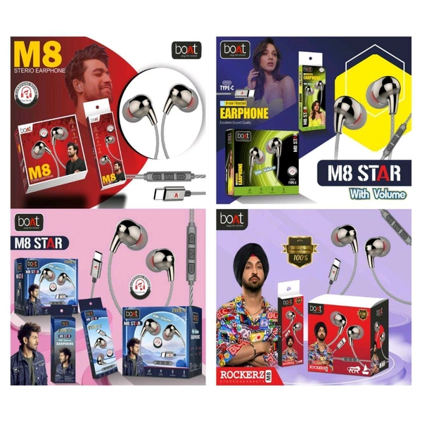 Boat M8 Type C Earphone 