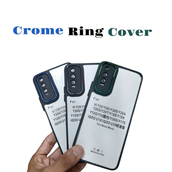 Vivo Y20 Cover ( Crome Ring Chaina Important)