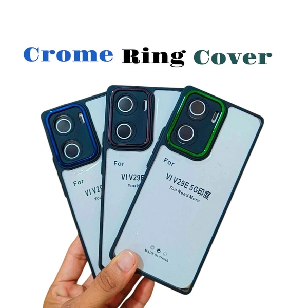 Vivo V29E 5G Cover ( Crome Ring Chaina Important )