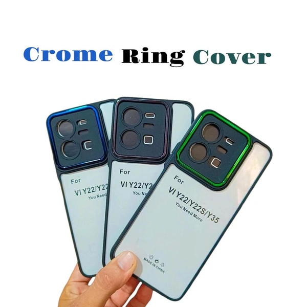 Vivo Y22 Cover ( Crome Ring Chaina Important )