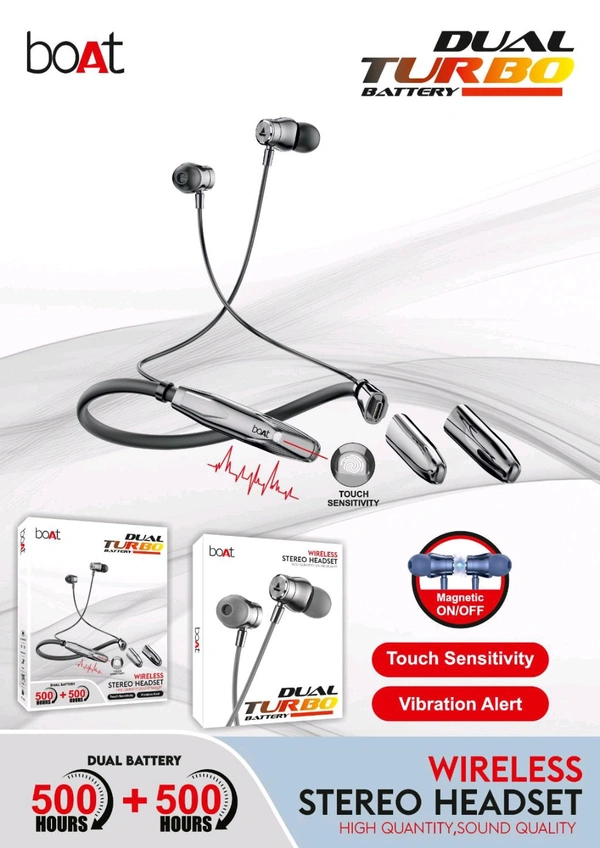 Boat Turbo Dual Battery Neckband