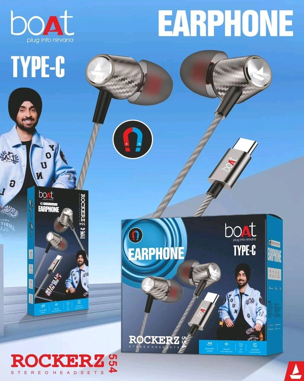 Boat 554 Type C Earphone 