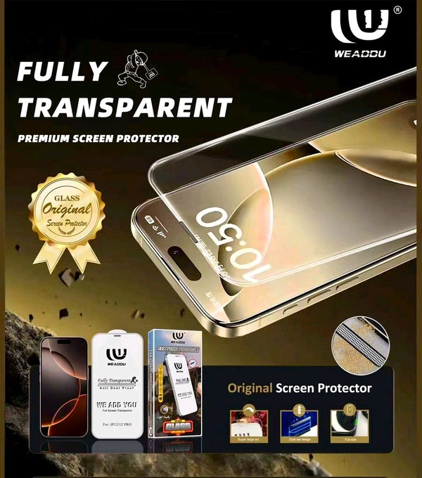 iPhone 16 Pro Finger Working Transparent Glass